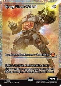 Krang, Utrom Warlord (Showcase) (Fracture Foil) - Teenage Mutant Ninja Turtles - Magic: The Gathering card
