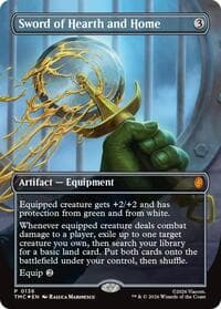 Sword of Hearth and Home (Borderless) - Commander: Teenage Mutant Ninja Turtles - Magic: The Gathering card