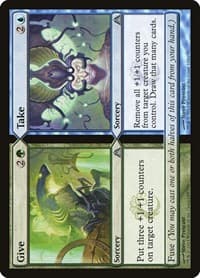 Give // Take - Dragon's Maze - Magic: The Gathering card