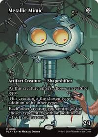 Metallic Mimic (Borderless) - Teenage Mutant Ninja Turtles Source Material - Magic: The Gathering card