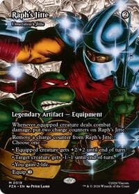 Raph's Jitte - Umezawa's Jitte (Borderless) - Teenage Mutant Ninja Turtles Source Material - Magic: The Gathering card