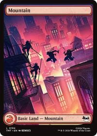 Mountain (0194) - Teenage Mutant Ninja Turtles - Magic: The Gathering card