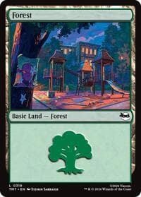 Forest (0319) - Teenage Mutant Ninja Turtles - Magic: The Gathering card