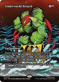 Underworld Breach (Borderless) - Teenage Mutant Ninja Turtles Source Material - Magic: The Gathering card