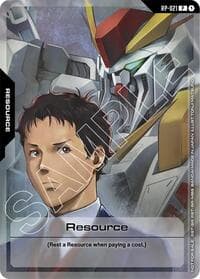 Resource (RP-021) (Mobile Suit Gundam: Hathaway's Flash) - Promotional Resource Tokens - Gundam Card Game card