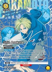 Shin Asakura (018) (SR**) - UE19BT: SAKAMOTO DAYS - Union Arena card