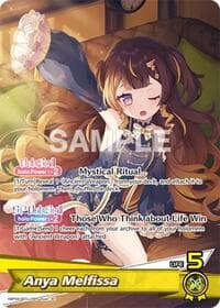 Anya Melfissa (OSR) - Curious Universe - Hololive card