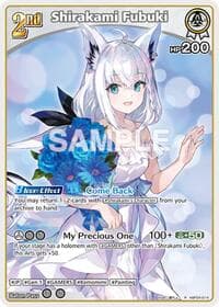 Shirakami Fubuki (R) - Curious Universe - Hololive card