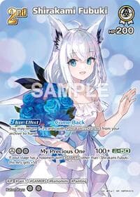 Shirakami Fubuki (SR) - Curious Universe - Hololive card