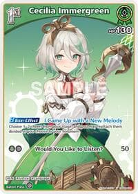 Cecilia Immergreen (U) - Curious Universe - Hololive card