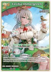 Cecilia Immergreen (R) - Curious Universe - Hololive card