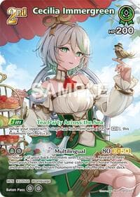 Cecilia Immergreen (SR) - Curious Universe - Hololive card