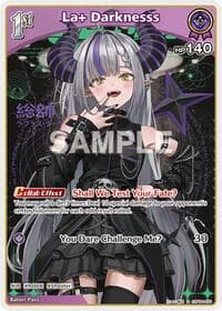 La+ Darknesss (R) - Curious Universe - Hololive card