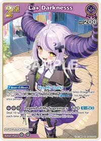La+ Darknesss (RR) - Curious Universe - Hololive card