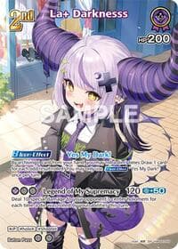 La+ Darknesss (SR) (hBP04-059) - Curious Universe - Hololive card