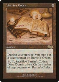 Barrin's Codex - Urza's Saga - Magic: The Gathering card