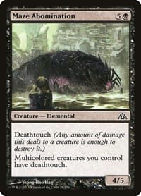 Maze Abomination - Dragon's Maze - Magic: The Gathering card
