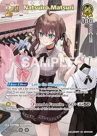 Natsuiro Matsuri (SR) - Curious Universe - Hololive card