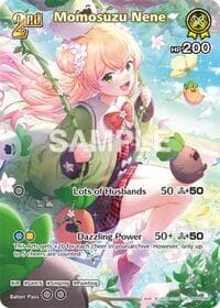 Momosuzu Nene (UR) - Curious Universe - Hololive card