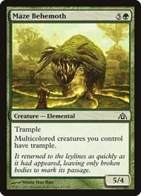 Maze Behemoth - Dragon's Maze - Magic: The Gathering card
