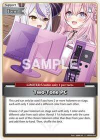 Two-Tone PC (U) - Curious Universe - Hololive card