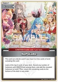 NePoLaBo (S) - Curious Universe - Hololive card