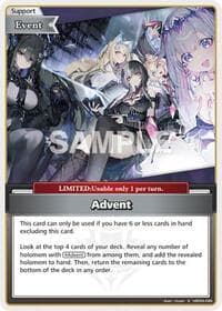 Advent (S) - Curious Universe - Hololive card