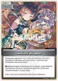 Ancient Weapon (S) - Curious Universe - Hololive card