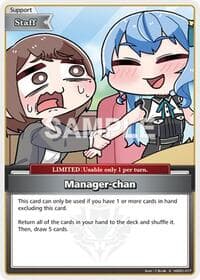 Manager-chan (S) - Curious Universe - Hololive card