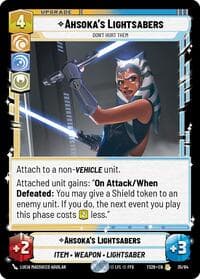 Ahsoka's Lightsabers - Twin Suns - Star Wars: Unlimited card