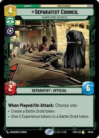 Separatist Counci - Quarrelsome Holdouts - Twin Suns - Star Wars: Unlimited card