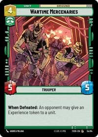 Wartime Mercenaries - Twin Suns - Star Wars: Unlimited card