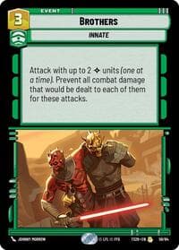 Brothers - Twin Suns - Star Wars: Unlimited card