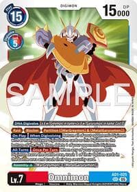 Omnimon - AD1-025 - Advanced Booster Digimon Generation - Digimon Card Game card