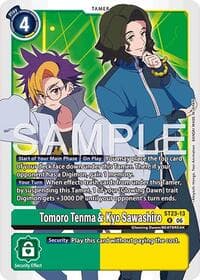 Tomoro Tenma & Kyo Sawashiro - Starter Deck 23: Beatbreak - Digimon Card Game card
