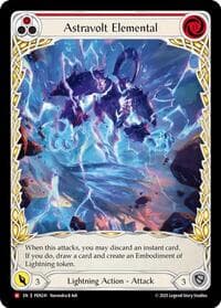 Astravolt Elemental (Red) (Extended Art) - Compendium of Rathe - Flesh and Blood TCG card