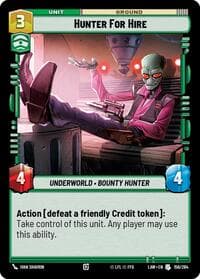 Hunter for Hire - A Lawless Time - Star Wars: Unlimited card