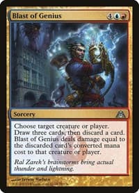 Blast of Genius - Dragon's Maze - Magic: The Gathering card