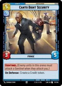 Canto Bight Security - A Lawless Time - Star Wars: Unlimited card