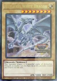 Blue-Eyes White Dragon (World Championship Qualifier) - Yu-Gi-Oh! Championship Series 2025 Prize Cards - YuGiOh card