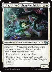 Lita, Little Orphan Amphibian - Teenage Mutant Ninja Turtles - Magic: The Gathering card