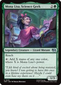 Mona Lisa, Science Geek - Teenage Mutant Ninja Turtles - Magic: The Gathering card