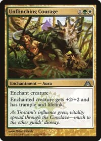 Unflinching Courage - Dragon's Maze - Magic: The Gathering card