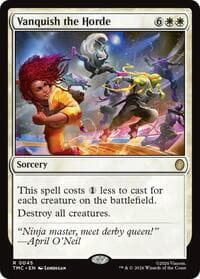 Vanquish the Horde - Commander: Teenage Mutant Ninja Turtles - Magic: The Gathering card