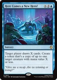 Here Comes a New Hero! - Commander: Teenage Mutant Ninja Turtles - Magic: The Gathering card