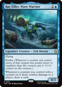 Ray Fillet, Wave Warrior - Commander: Teenage Mutant Ninja Turtles - Magic: The Gathering card