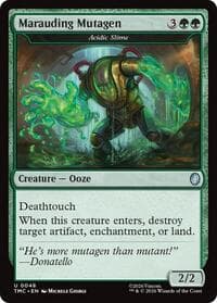 Marauding Mutagen - Acidic Slime - Commander: Teenage Mutant Ninja Turtles - Magic: The Gathering card