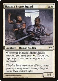 Haazda Snare Squad - Dragon's Maze - Magic: The Gathering card