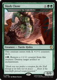 Slash Clone - Steelbane Hydra - Commander: Teenage Mutant Ninja Turtles - Magic: The Gathering card