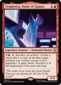 Tempestra, Dame of Games - Commander: Teenage Mutant Ninja Turtles - Magic: The Gathering card